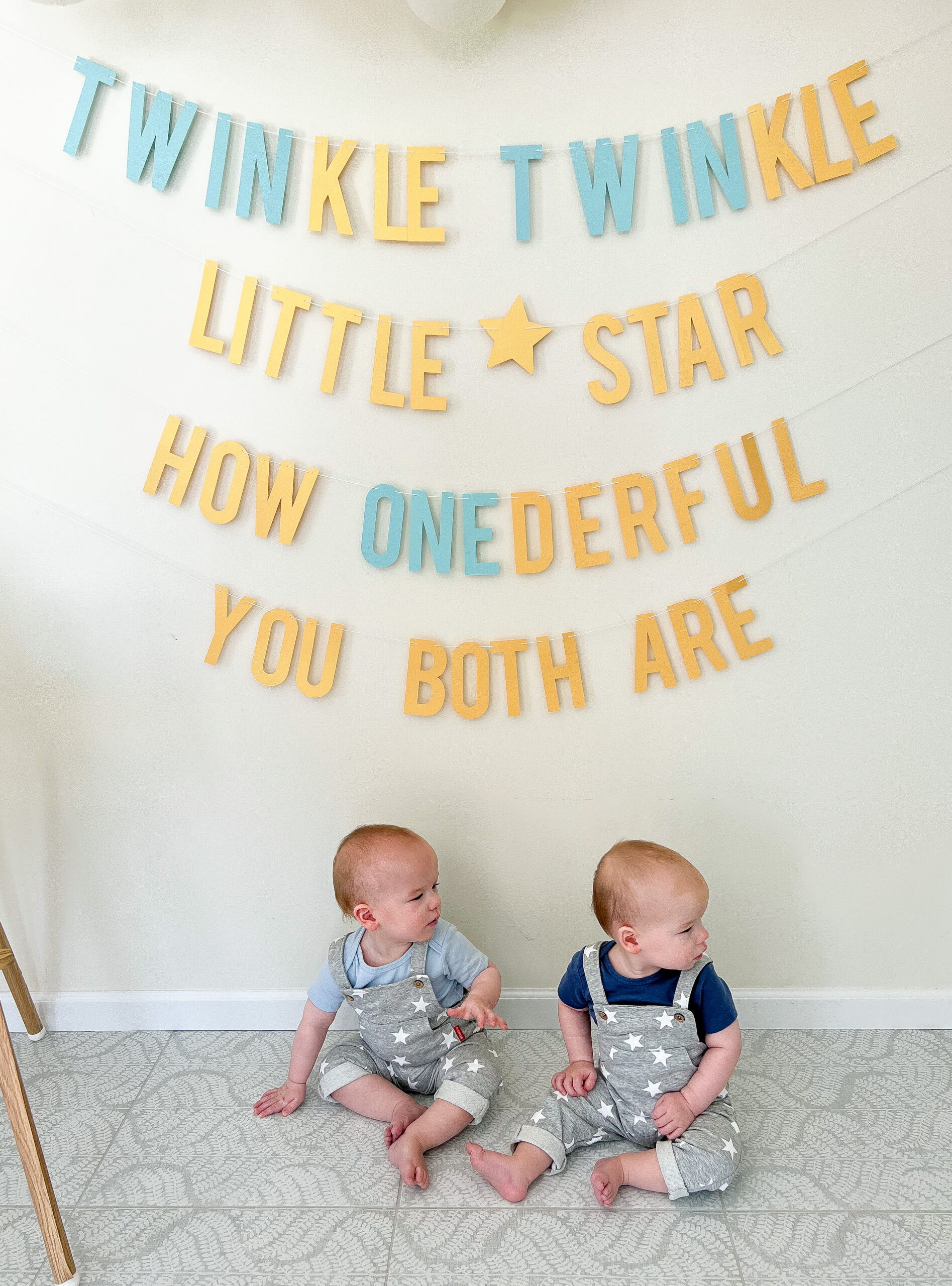 Twinkle Twinkle Little Star: Our Twins' First Birthday Party - Wedded Liss